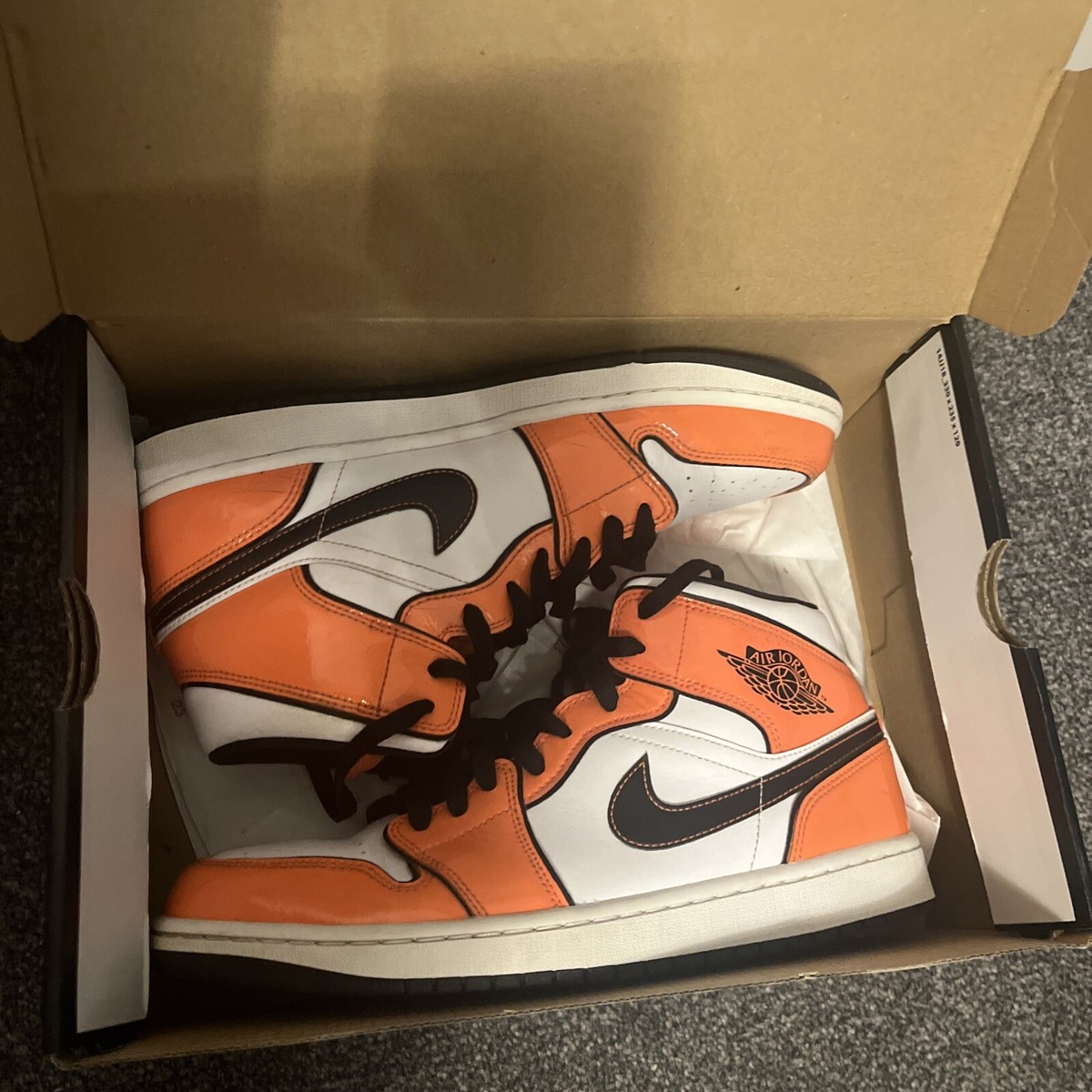 Nike Air Jordan 1 Mid SE Turf Orange Size Uk 8.5 | eBay UK
