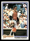 1978 Topps Thurman Munson #60 New York Yankees EX Y3010