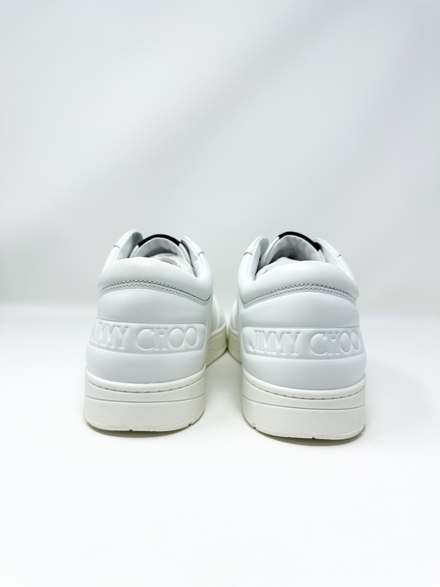 Jimmy Choo Hawaii Leather White Low Top Sneaker 44 | eBay Jimmy Choo Hawaii Leather White Low Top Sneaker 44 | eBay