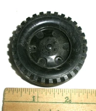 Vintage AMLOID Toy Original Replacement Wheel Tire 2.25" plastic 81X5