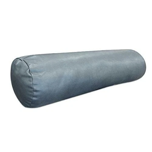 Bolster Leather Cover Cushion Yoga Neck Roll Case Soft Skin Pillow Cushions 7