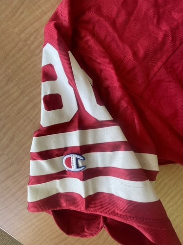 San Francisco 49ers Jerry Rice jersey mens size 52 red Champion - Picture 4 of 6