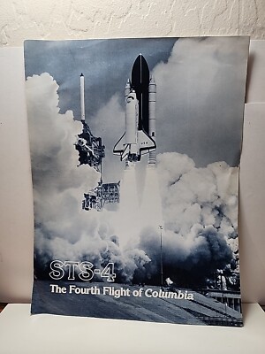 STS-4 The Fourth Flight of Columbia Brochure NASA 8 1/2'' X 11'' RRP 476