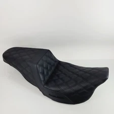 Saddlemen Step-Up Lattice Stitch Seat Black For Harley Davidson Touring 2008-24