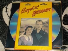 Angel and the Badman Laserdisc LD John Wayne Gail Russell Free Ship 50