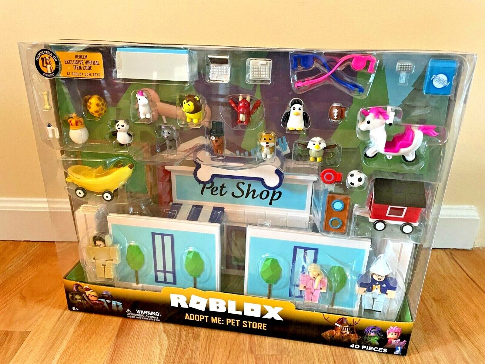 Roblox - Adopt Me: Pet Store Playset Includes Exclusive Virtual Item New