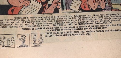 THE FLINTSTONES With Pebbles #40 (1967) Silver Age Gold Key Comics - Picture 5 of 6