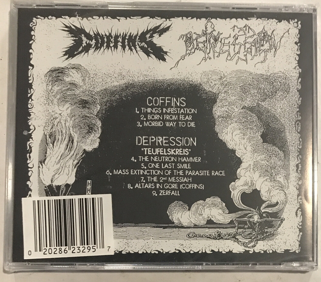 Coffins / Depression – Split CD 2021 Hells Headbangers – HELLS 274