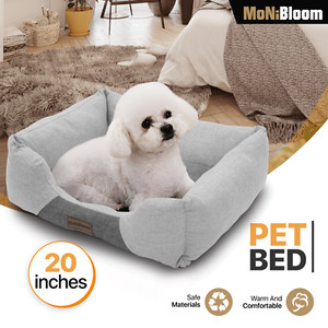 Winter Pet Cat Dog Bed Fluffy Plush Washable Calming Bed Rectangle Pet Mattress