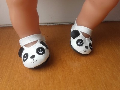 Chaussure Blanche Panda Poupon Bebe Corolle 36 42 Cm Cicciobello Baby Born Alive Ebay