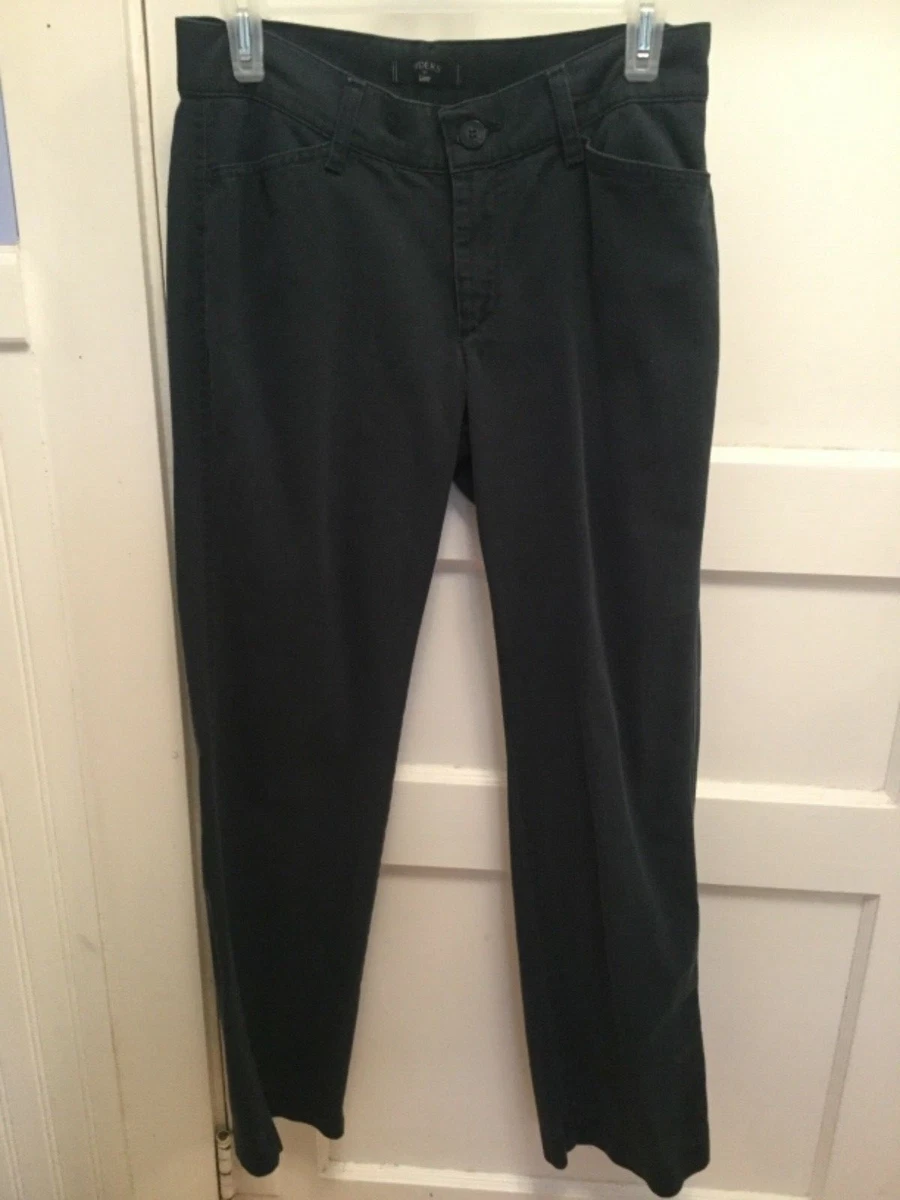 Riders by Lee Women's Casual Pants, size 6 black 99% cotton