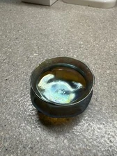 Antique Tiffany Favrile Glass Salt Cellar As Is