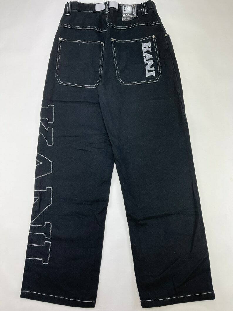 KARL KANI jeans, black vintage Kani baggy loose 90s hip hop KARL KANI jeans, black vintage Kani baggy loose 90s hip hop