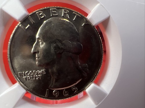 1965 25C Washington Quarter (Business Strike!) NGC MS67 (BIDS 425) - 第 1/4 張圖片