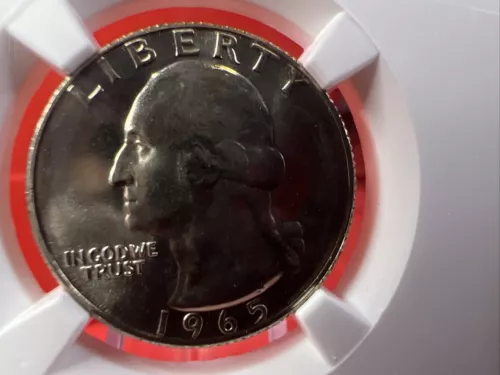 1965 25C Washington Quarter (Business Strike!) NGC MS67 (BIDS 425)