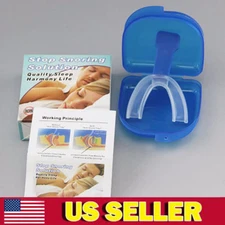 Anti Snoring Tongue Device Silicone Sleep Apnea Aid Stop Snore Stopper Sleeve