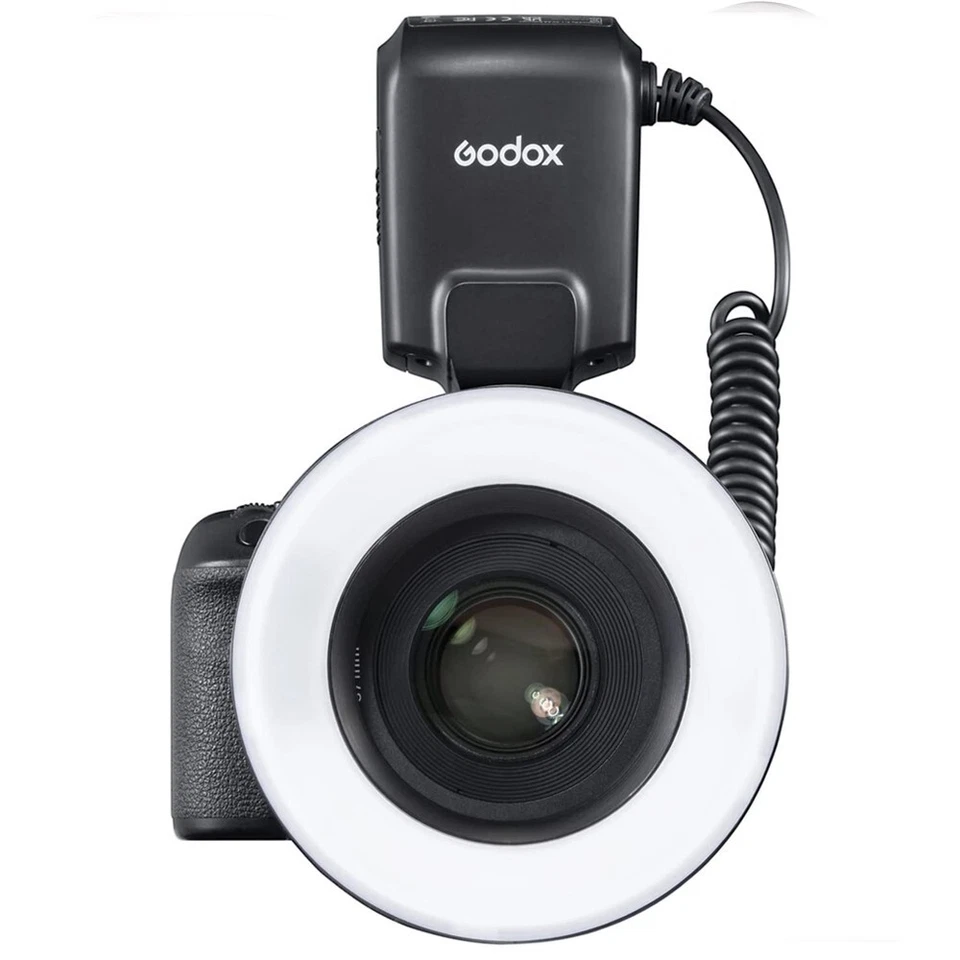 Godox ML-150II Macro LED Ring Flash Speedlite para Sony Canon Nikon Fuji Olympus - Imagem 2 de 4