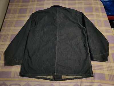 Vtg Montgomery Ward 50s 60s Denim Sanforized Chore Jacket Union