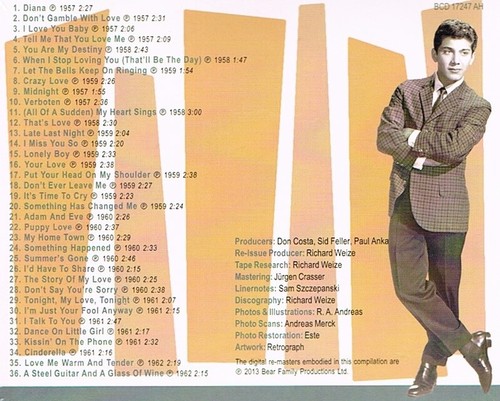 Paul Anka: Dianacally Yours CD - Foto 2 di 2