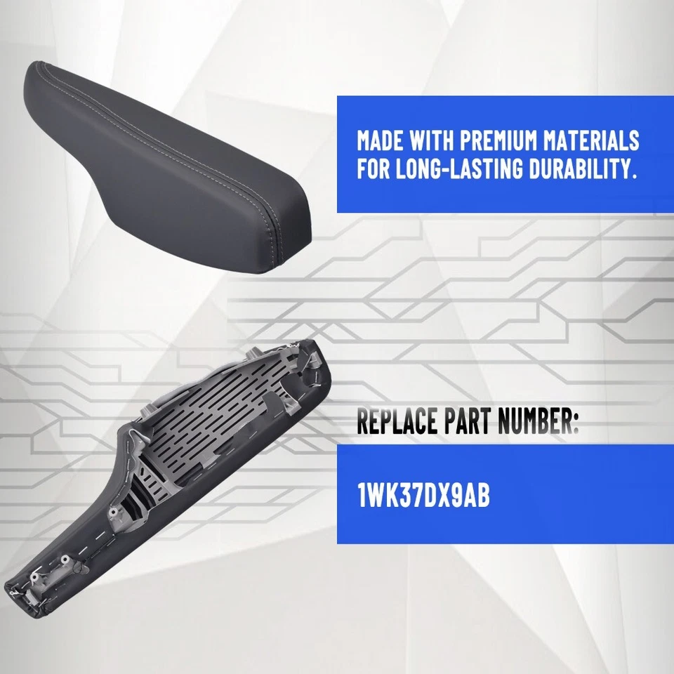 Apoyabrazos puerta delantera izquierda derecha para Chrysler 300 Dodge Charger 2011-2023 Foto 4 de 4