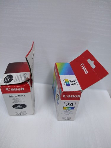 Joblot of 2 Canon ink cartridges: Canon BCI-10 Black, Canon BCI-24 Colour - 第 6/13 張圖片