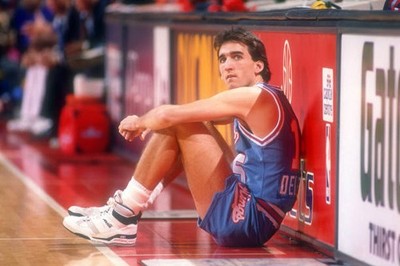 Vinny Del Negro Sacramento Kings prepares to enter the game during- Old Photo
