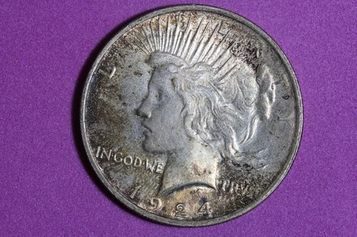 Estate Find 1924 Peace Dollar #K60443