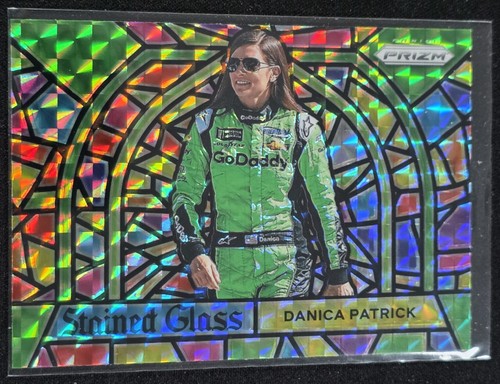 Danica Patrick #SG19 2021 Panini Prizm Stained Glass card