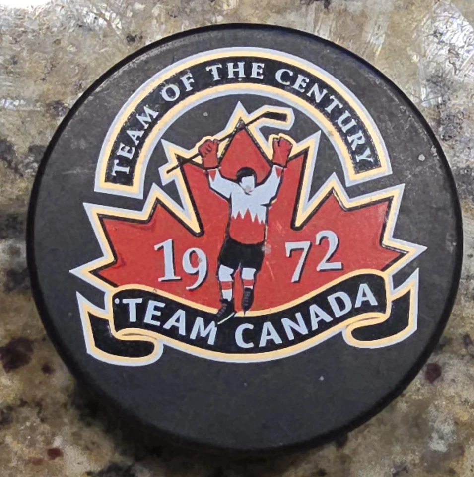 3" Rick Martin Photo Puck Canadá Equipo del Siglo Buffalo Sabres #36 Foto 3 de 4