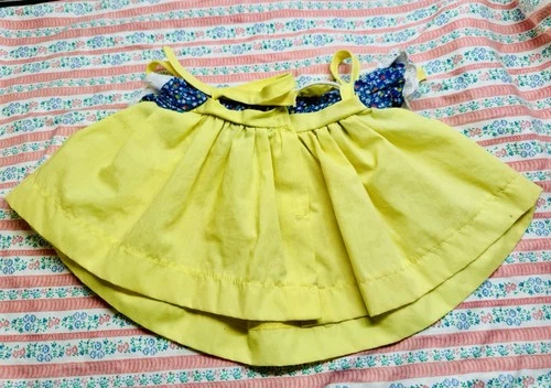 Vintage Cabbage Patch Doll Yellow Tie Dress EUC pre-owned