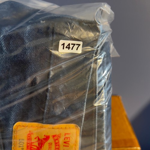 Levi's 501 Jeans Men's 36W x 34L ** See Note For L Dark Blue Button Fly - Picture 15 of 15