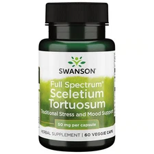 Swanson Full Spectrum Sceletium Tortuosum 50 mg 60 Veggie Capsules