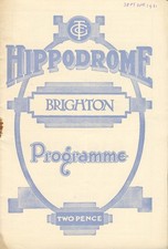 21 Sept 1931 Brighton Hippodrome theatre programme variety music hall Max Miller
