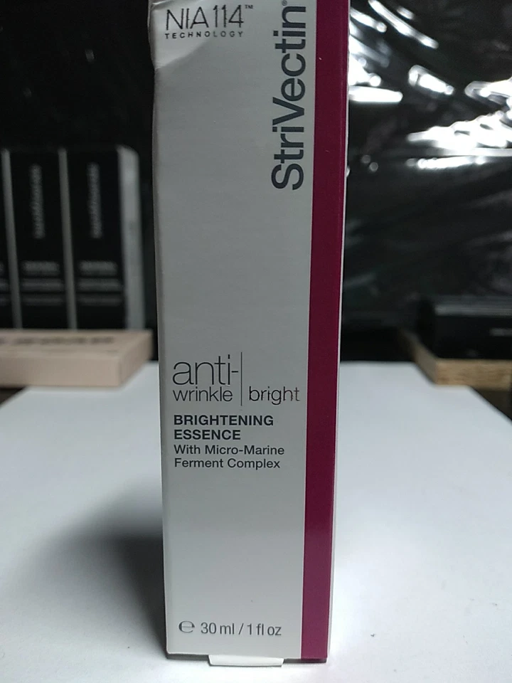 2-PACOTES STRECTIN NIA114 Essência Iluminadora Antirrugas Plus, 1 fl oz Novo Na Caixa - Imagem 3 de 4