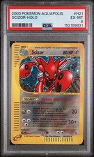 2003 POKEMON AQUAPOLIS #H21 SCIZOR-HOLO PSA 6 on eBay