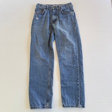 Wrangler Relaxed Taper Jeans Boys Size 14 Regular Adjustable Waist
