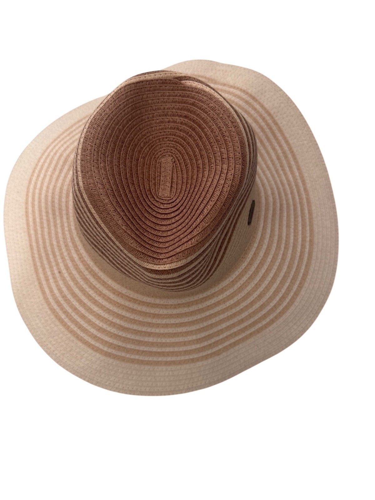NWT Barbour Adria Ombre Fedora Summer Hat Primose Pink Womens Size Small image 6