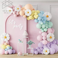 Luftballon Girlande Bunt,Pastell Ballon Girlande Mit GäNseblüMchen 👌 ✅