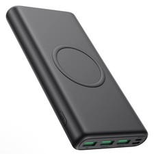Wireless Portable Charger Power Bank, 33800mAh 15W Fast Wireless Charging 25W...