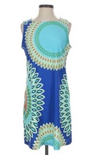 Aryeh Anthropologie Dress Small Colorful Stretch Slip On Shift Bright Sleeveless