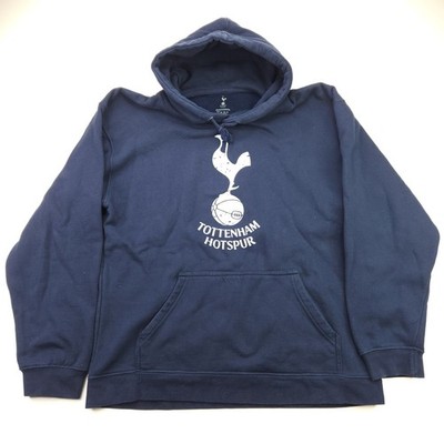 Tottenham Hotspur Football Club Official Pullover Hoodie Blue Men's Medium Large