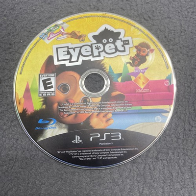 #ad EyePet PS3 PlayStation 3 Video Game PlayStation Eye Move Controller Family $8.95