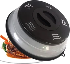 Microwave Splatter Cover Vented for Food, Splatter Guard & Colander Kitchen Gadg