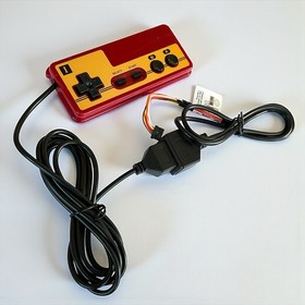 Custom Famicom Player 1 Controller + 5-Pin NES Adapter Cable | Works On FC & NES