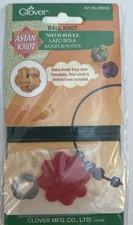 Clover Asian Ball Knot Template, Cord & Instructions #8504 Great For Buttons