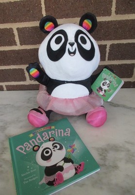 Kohl's Cares /Yottoy Panda Bear Plush + Book -''When You Adopt a  Pandarina''