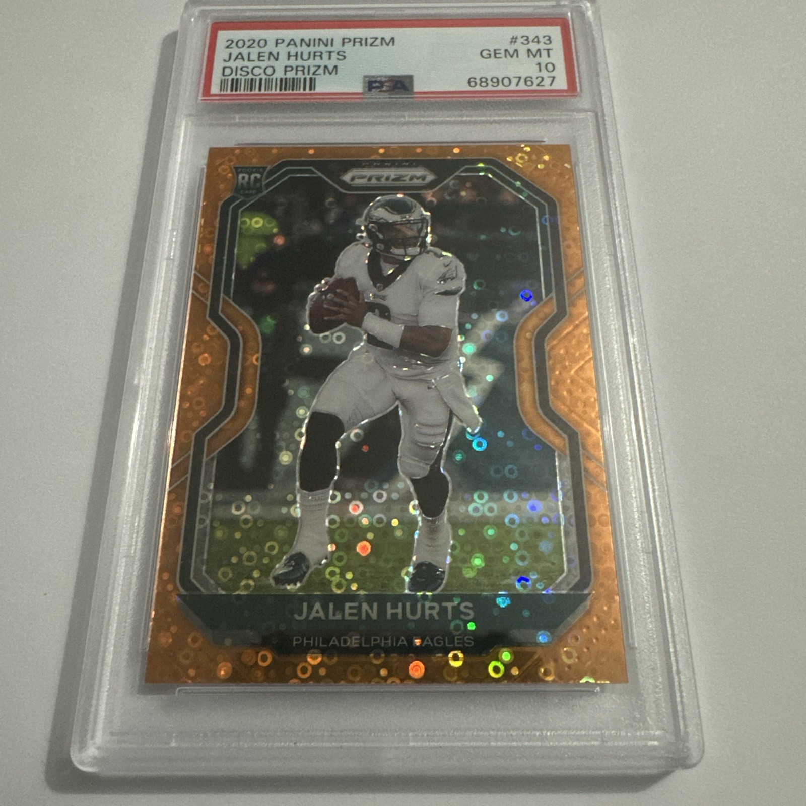 Jalen Hurts Panini Prizm #343 Disco