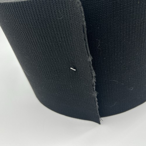 8 pollici di larghezza nero pesante elasticizzato alta elasticità 8 pollici di larghezza 1 iarde, nero - Foto 3 di 3