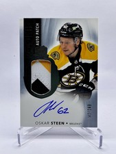 2021-22 Upper Deck The Cup Oskar Steen Rookie Auto Patch /249 #111 Boston Bruins