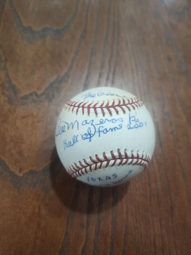 Bill Mazeroski Signed Baseball With 4 Inscriptions PSA